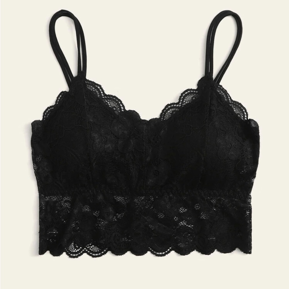 NWOT black bralette